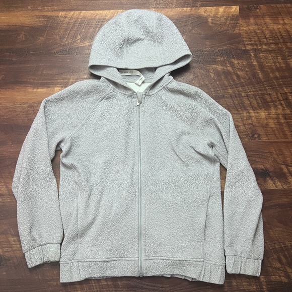 lululemon athletica Jackets & Blazers - EUC Lululemon Pave New Ways Full Zip Oversized Hoodie Womens sz S Glacier Gray